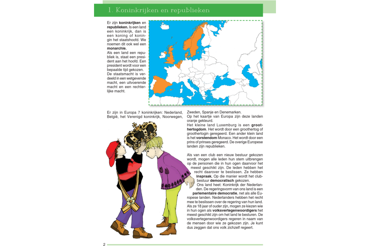 Blokboek staatsinrichting (5 stuks)