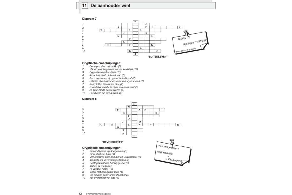 Cryptologisch 2 (incl. antw.) (5 stuks)