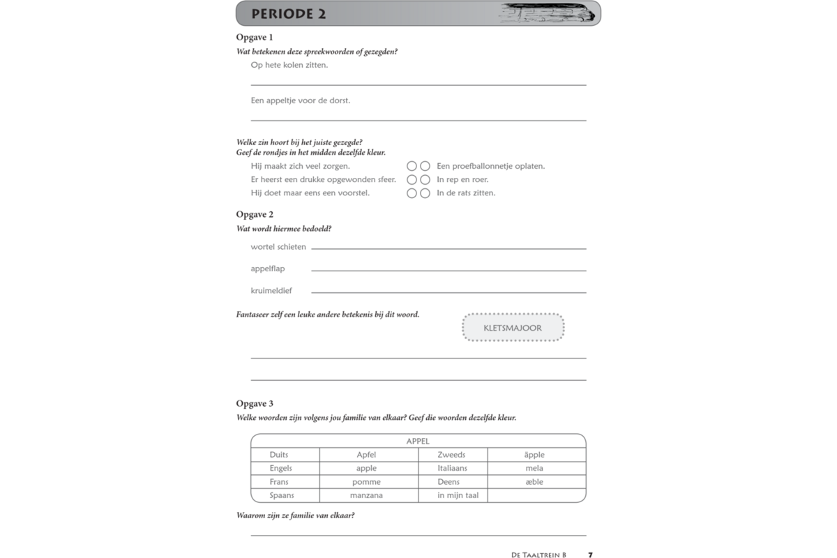 Taaltrein B groep 5-6 (5 stuks)