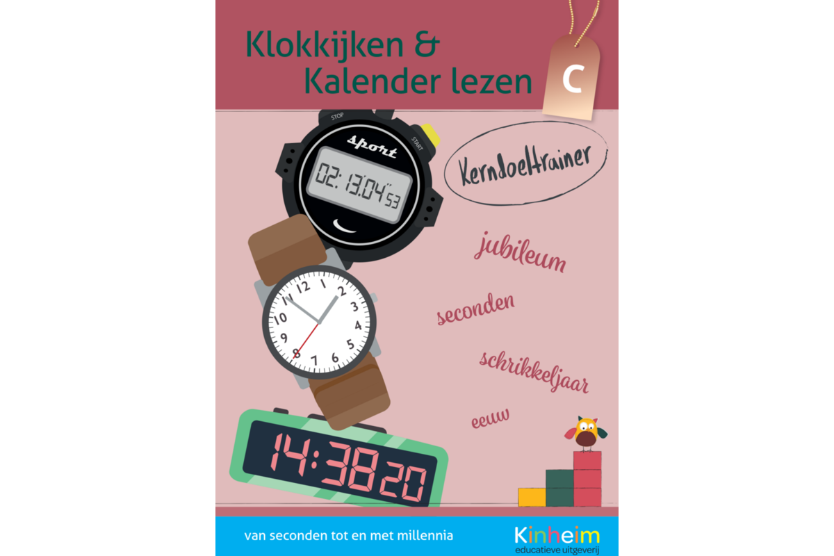 Kerndoeltrainer Klokkijken & Kalender lezen C (5 stuks)