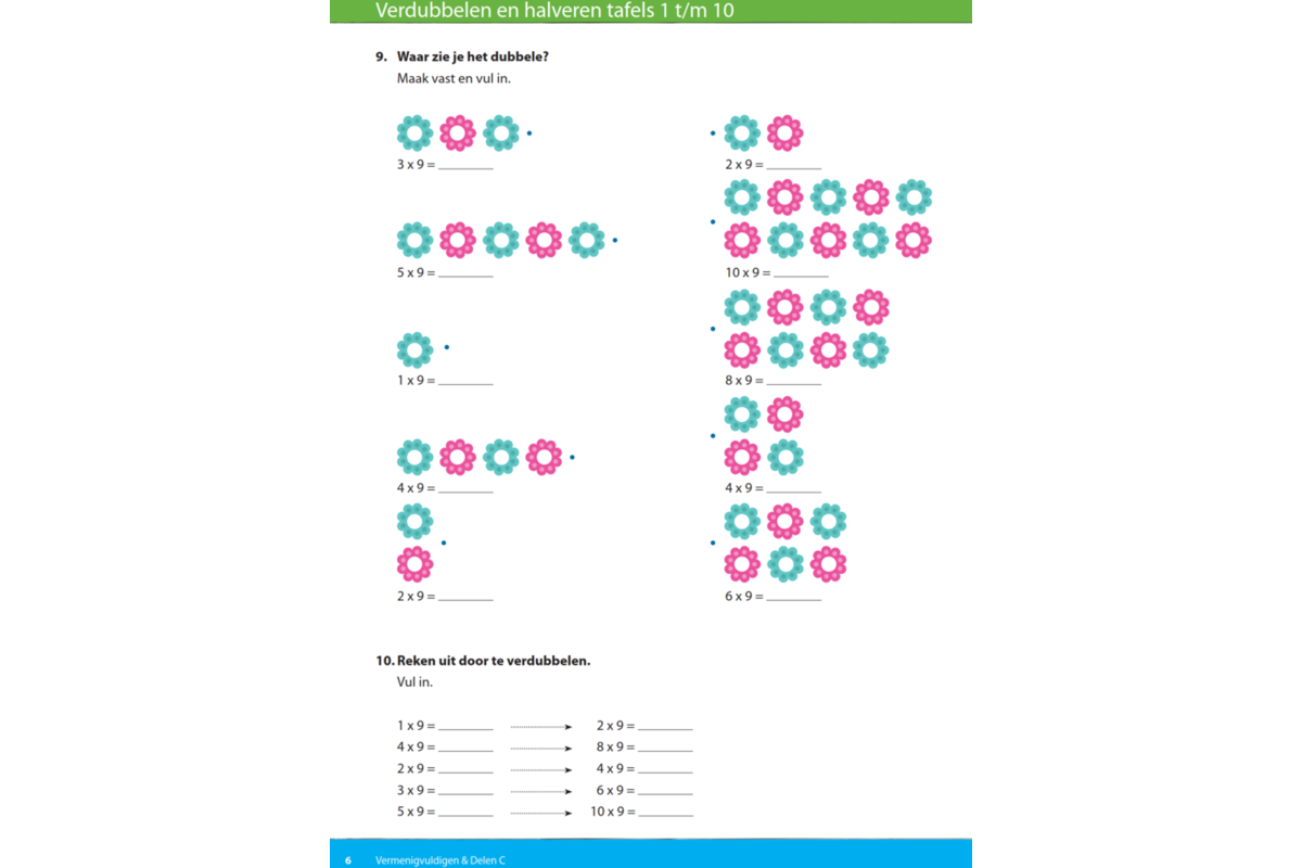 Kerndoeltrainer Vermenigvuldigen & Delen C (5 stuks)