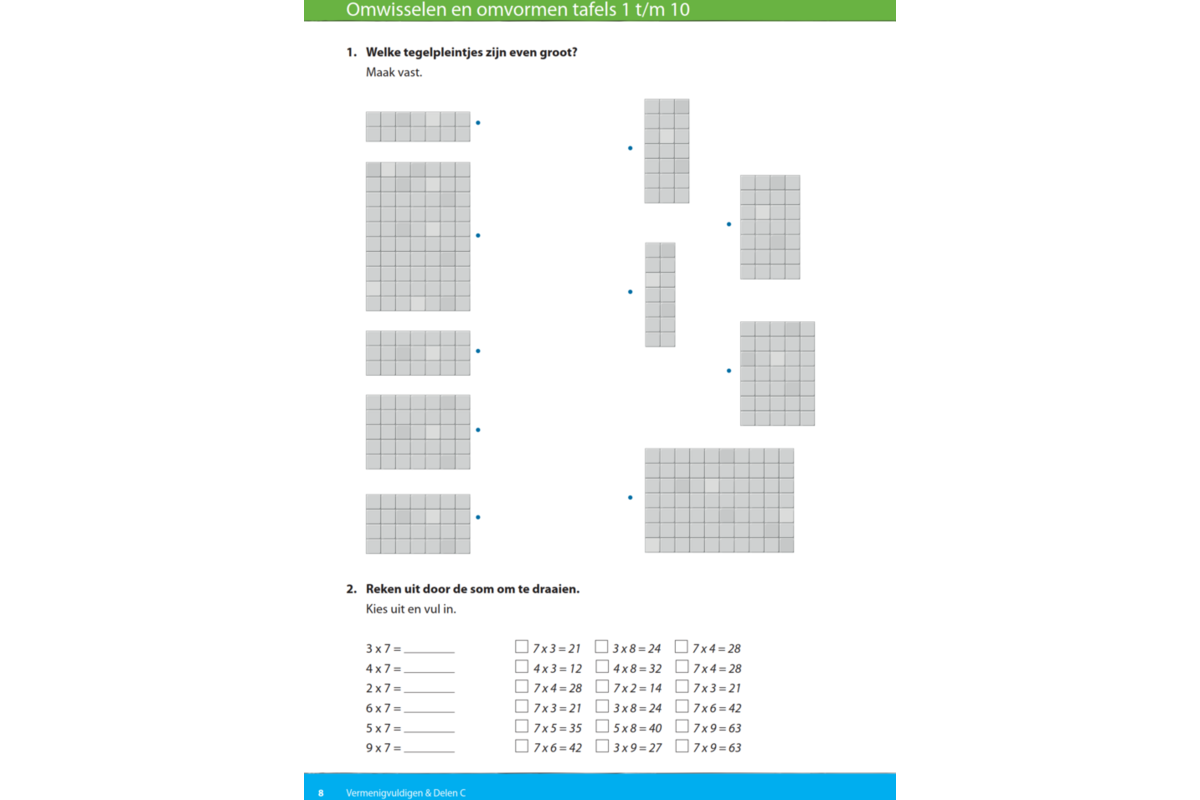 Kerndoeltrainer Vermenigvuldigen & Delen C (5 stuks)