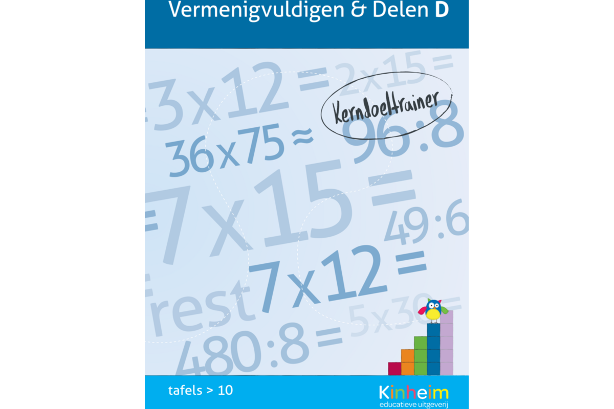 Kerndoeltrainer Vermenigvuldigen & Delen D (5 stuks)