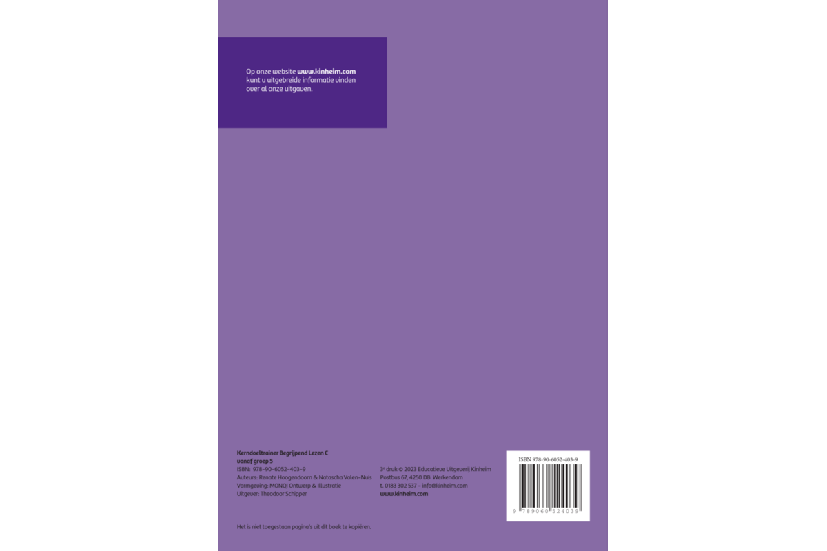 Kerndoeltrainer Begrijpend Lezen C (5 stuks)