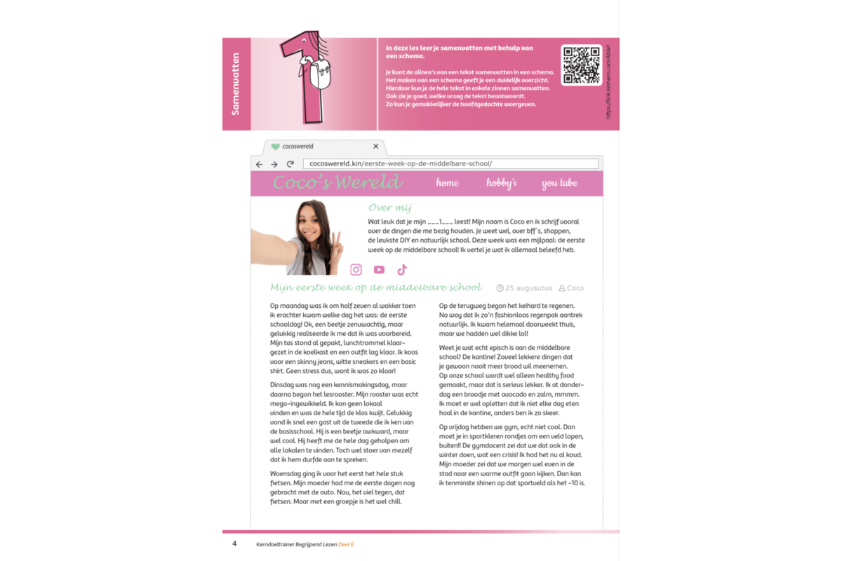 Kerndoeltrainer Begrijpend Lezen E (5 stuks)