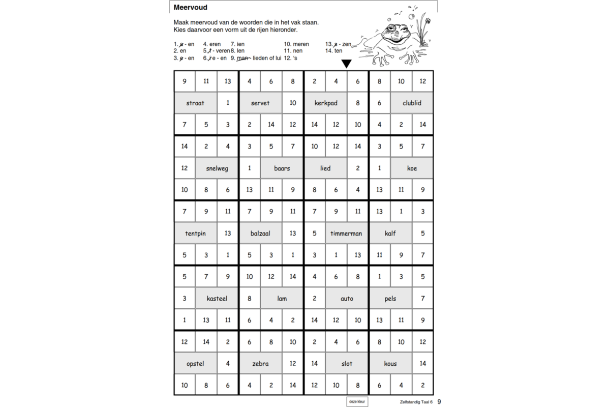 Zelfstandig taal 6 werkboek (5 stuks)