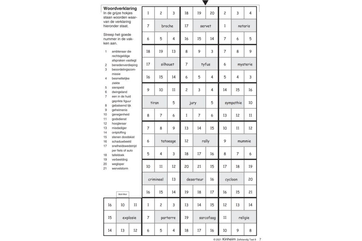 Zelfstandig taal 8 werkboek (5 stuks)