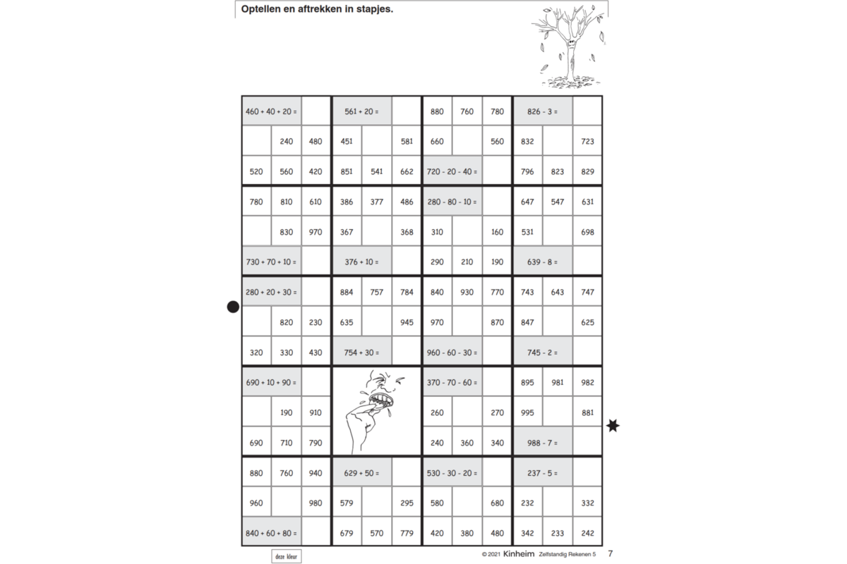 Zelfstandig rekenen 5 werkboek (5 stuks)