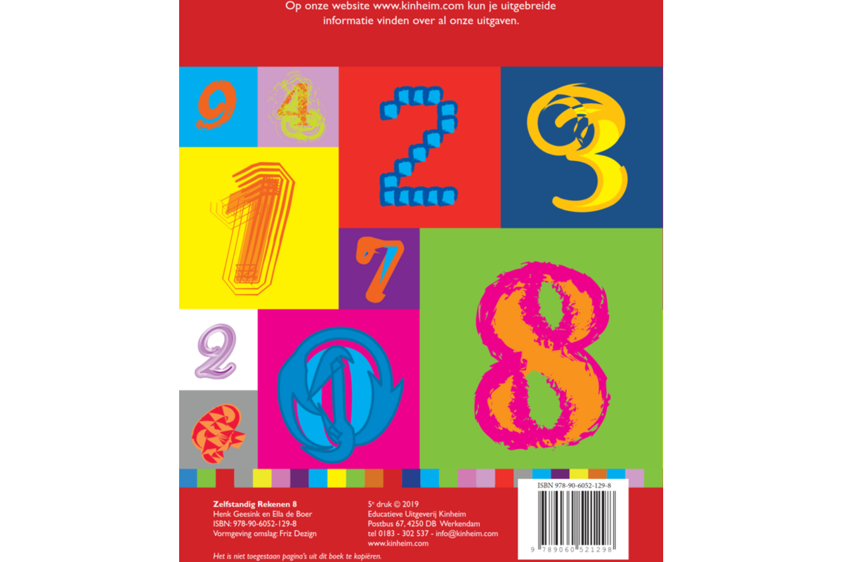 Zelfstandig rekenen 8 werkboek (5 stuks)