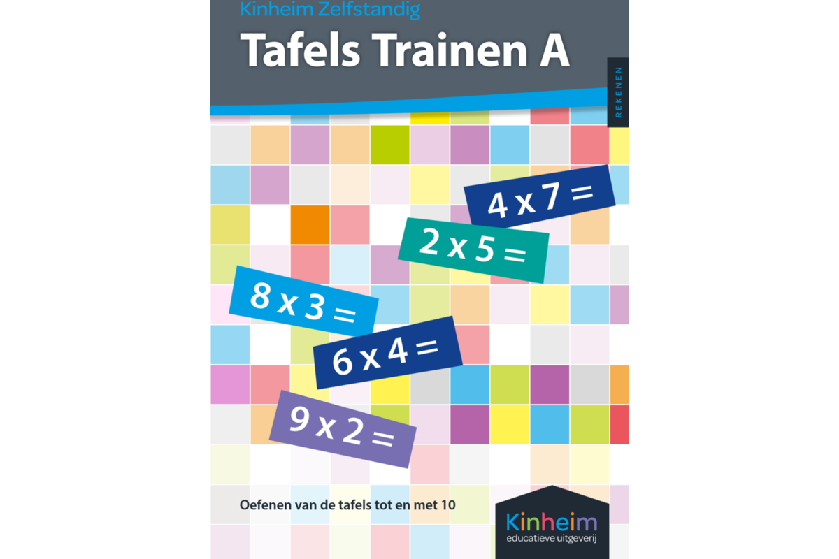 Zelfstandig tafels trainen A (5 stuks)