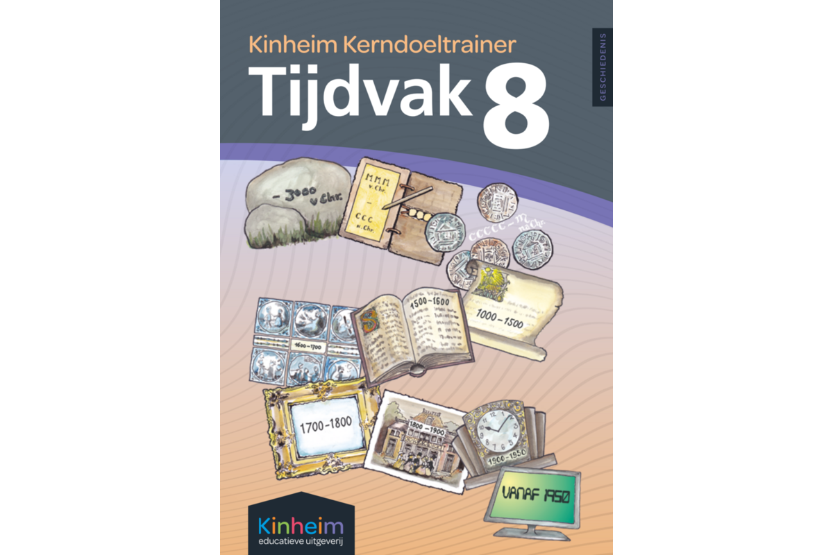 Kerndoeltrainer Tijdvak werkboek groep 8 (5 stuks)