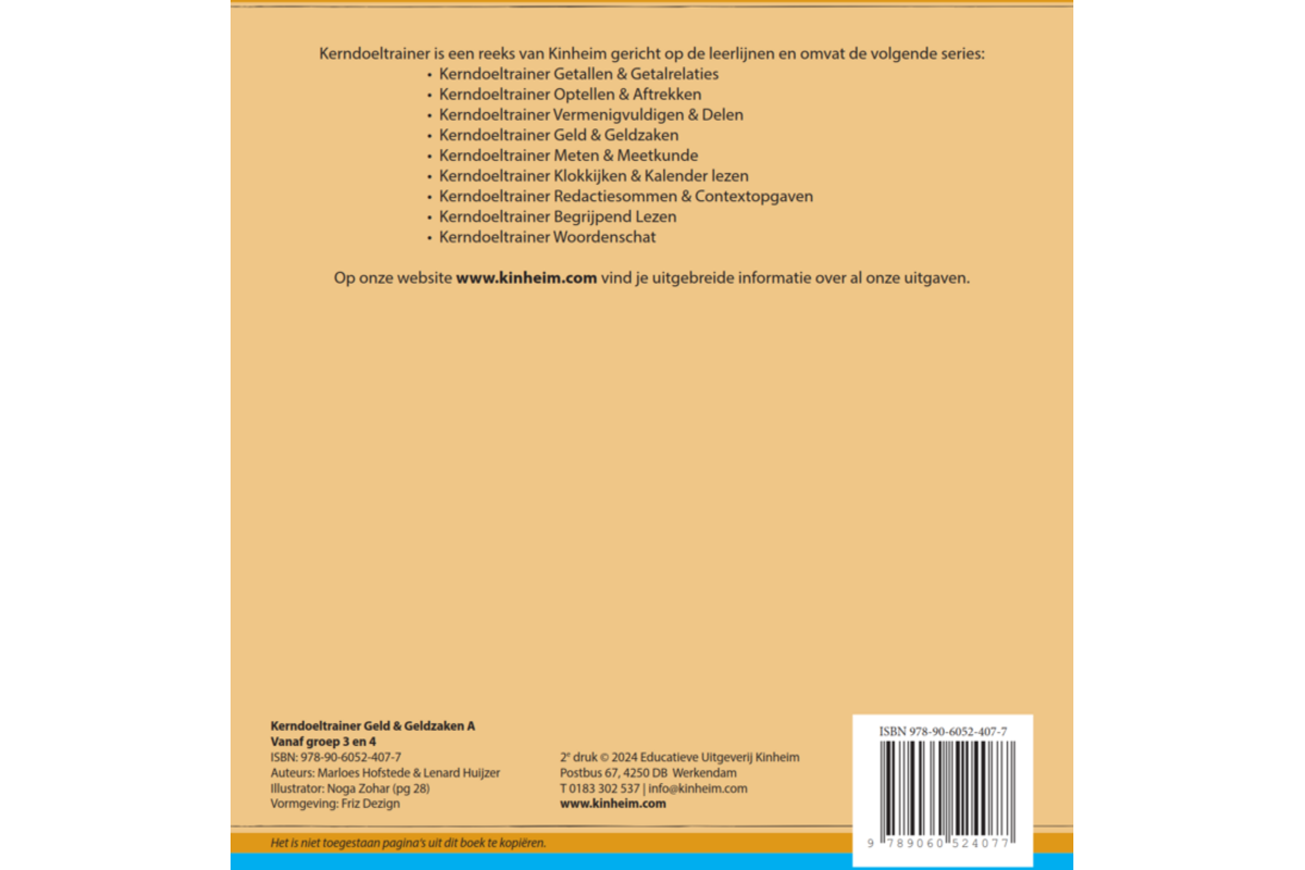 Kerndoeltrainer Geld & Geldzaken A (5 stuks)