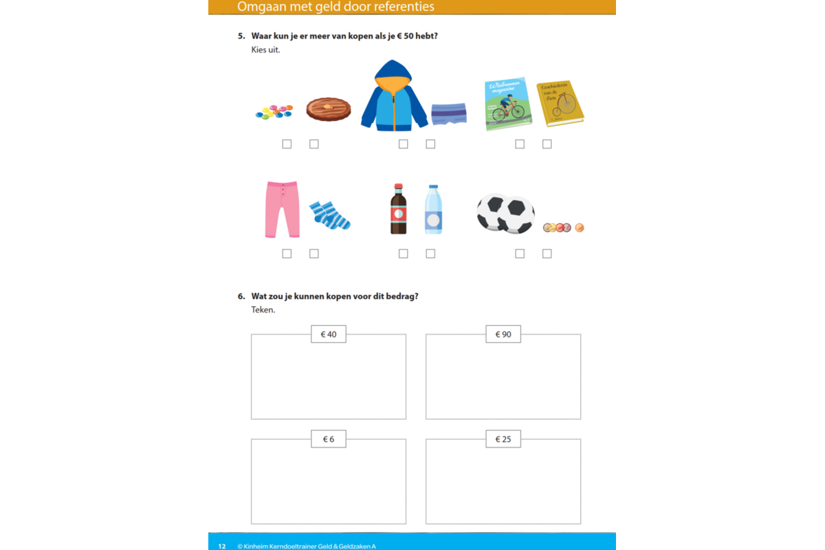 Kerndoeltrainer Geld & Geldzaken A (5 stuks)