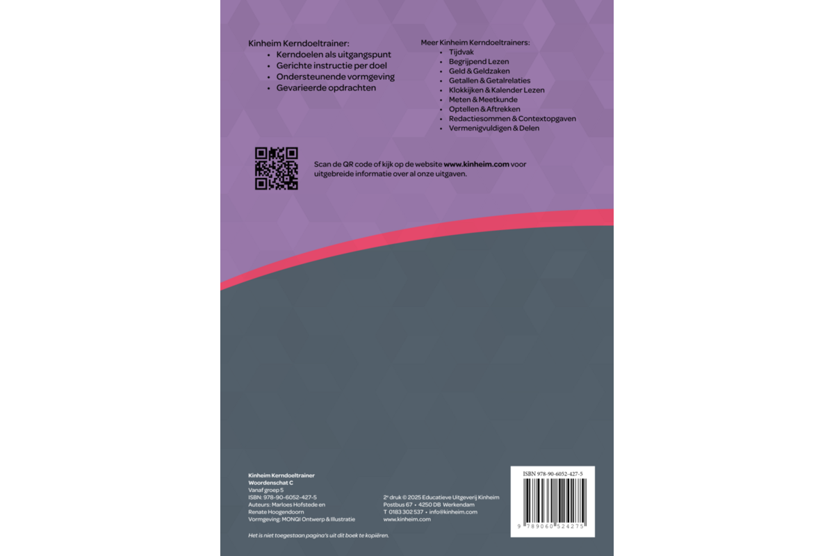 Kerndoeltrainer Woordenschat C (5 stuks)