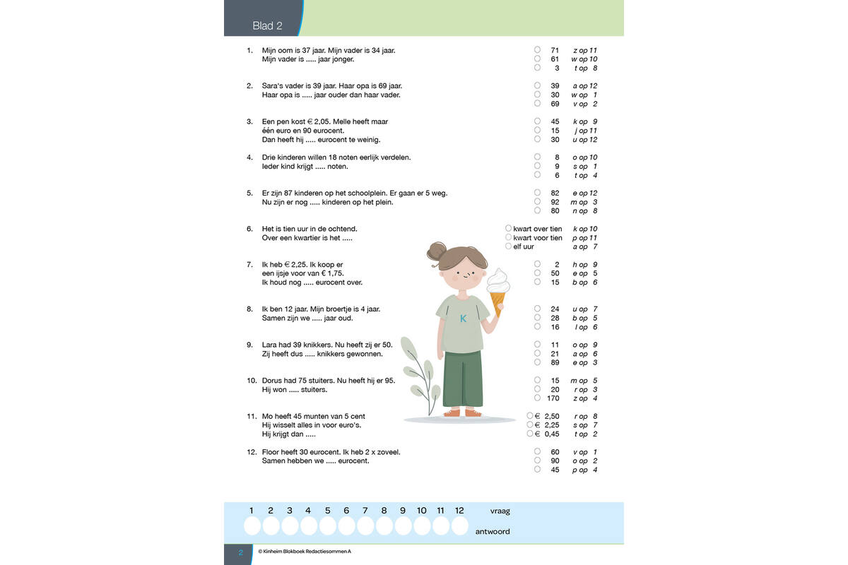 Blokboek redactiesommen A groep 5