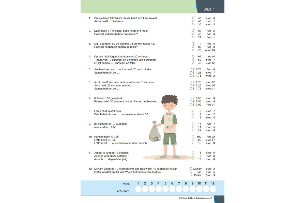 Blokboek redactiesommen A groep 5