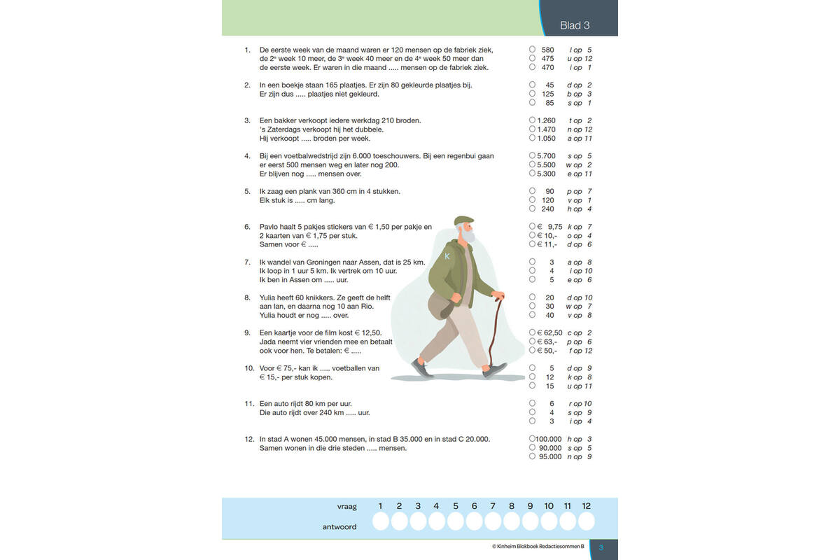 Blokboek redactiesommen B groep 6