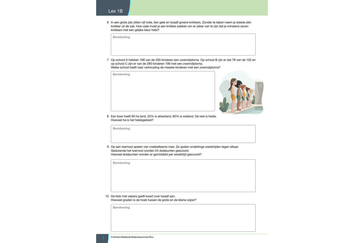 Blokboek redactiesommen Plus