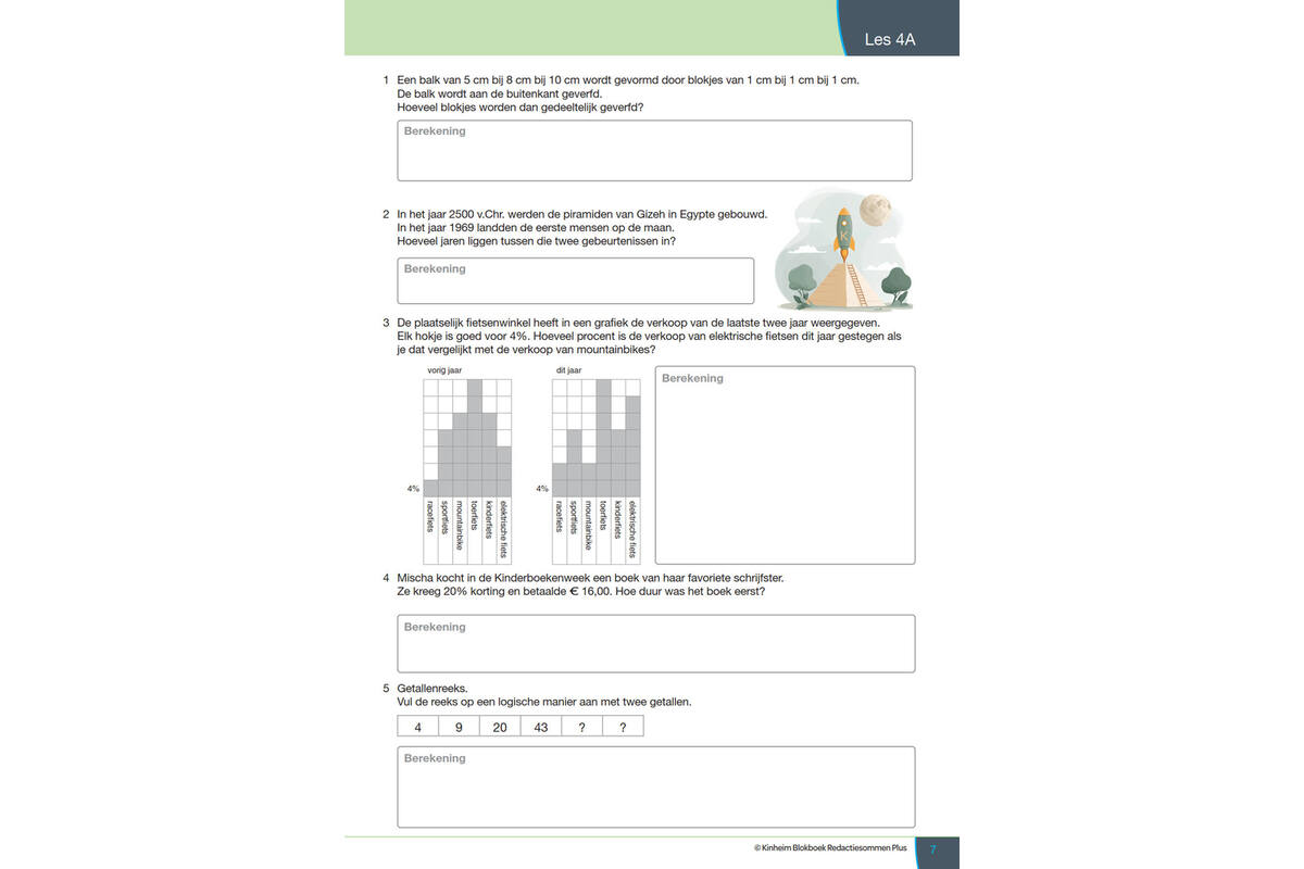 Blokboek redactiesommen Plus