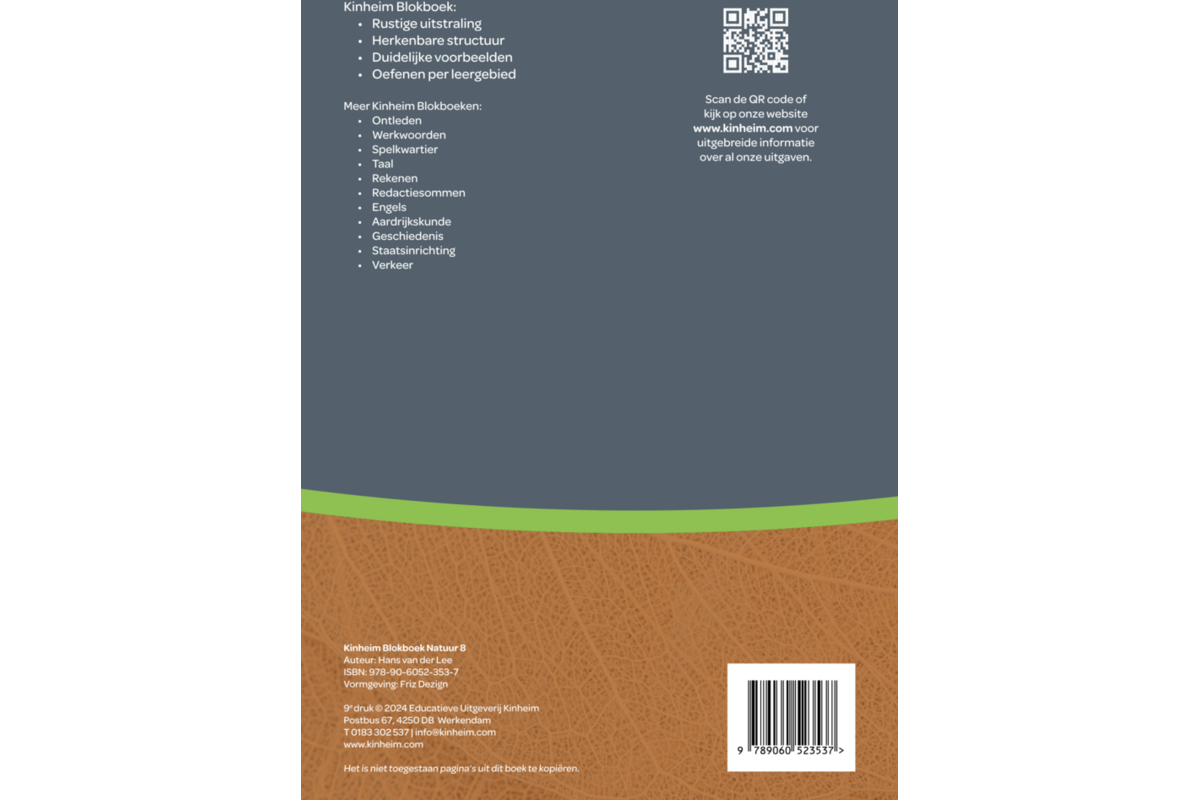 Blokboek natuur groep 8 (5 stuks)
