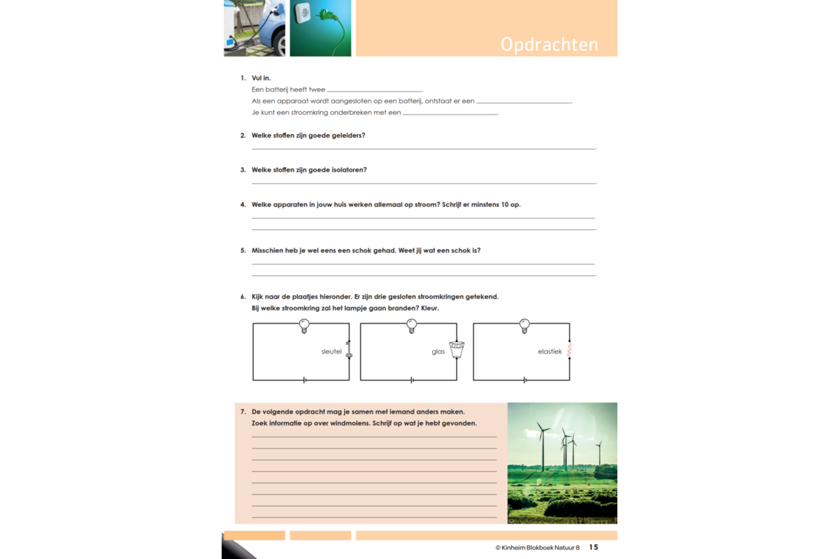 Blokboek natuur groep 8 (5 stuks)