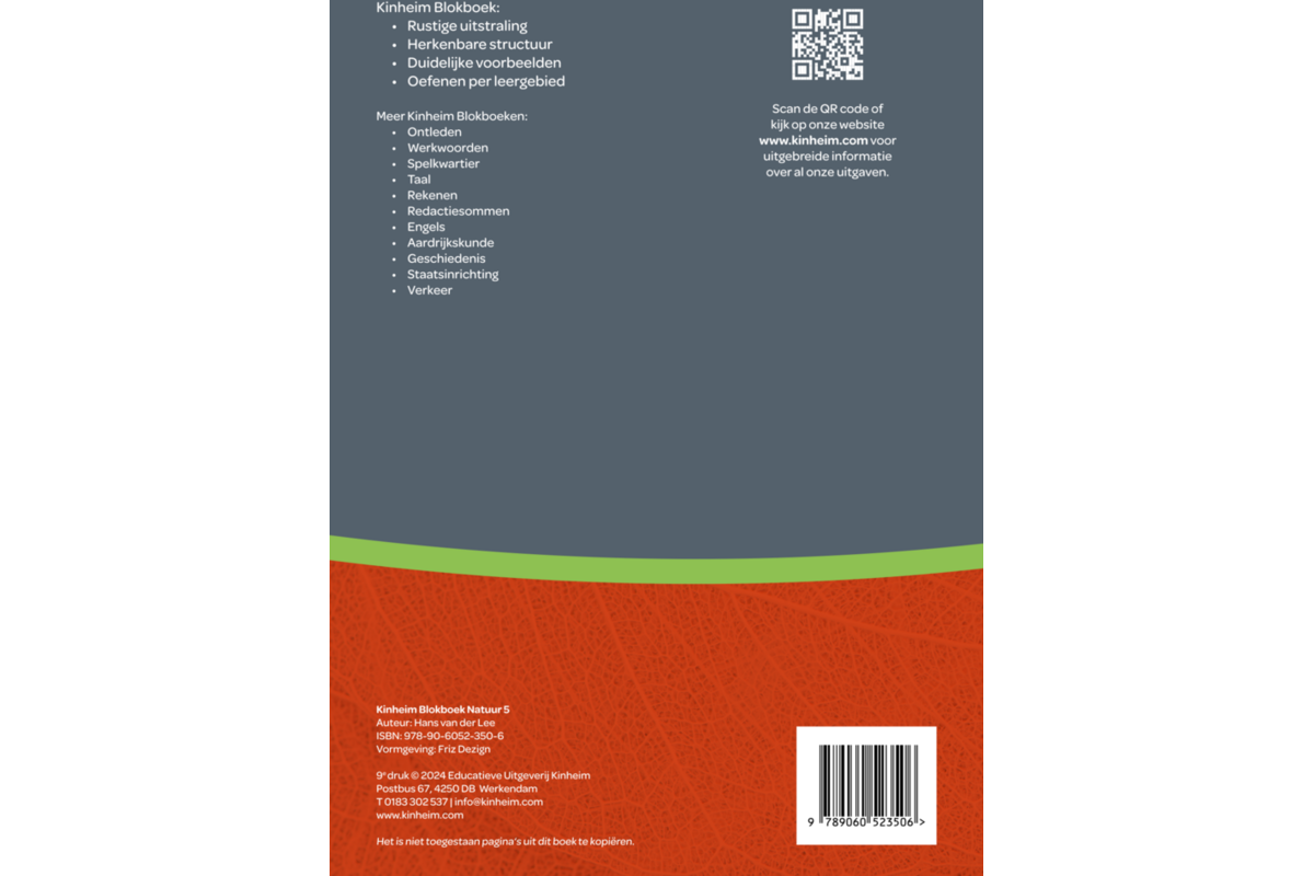 Blokboek natuur groep 5 (5 stuks)