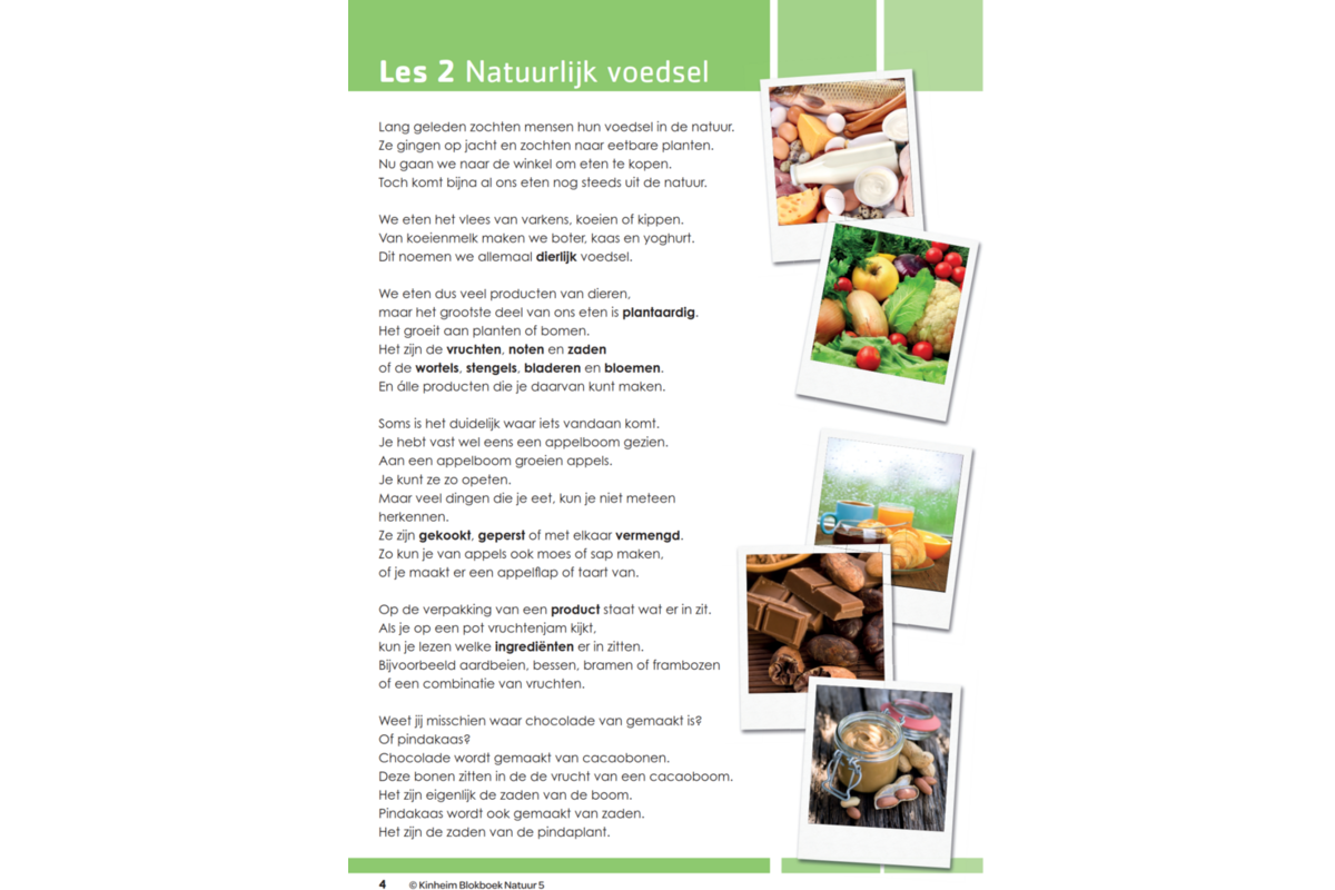 Blokboek natuur groep 5 (5 stuks)