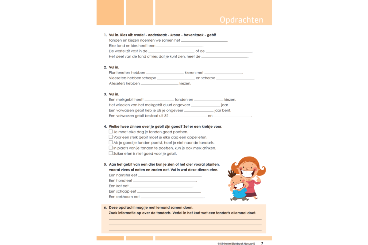Blokboek natuur groep 5 (5 stuks)