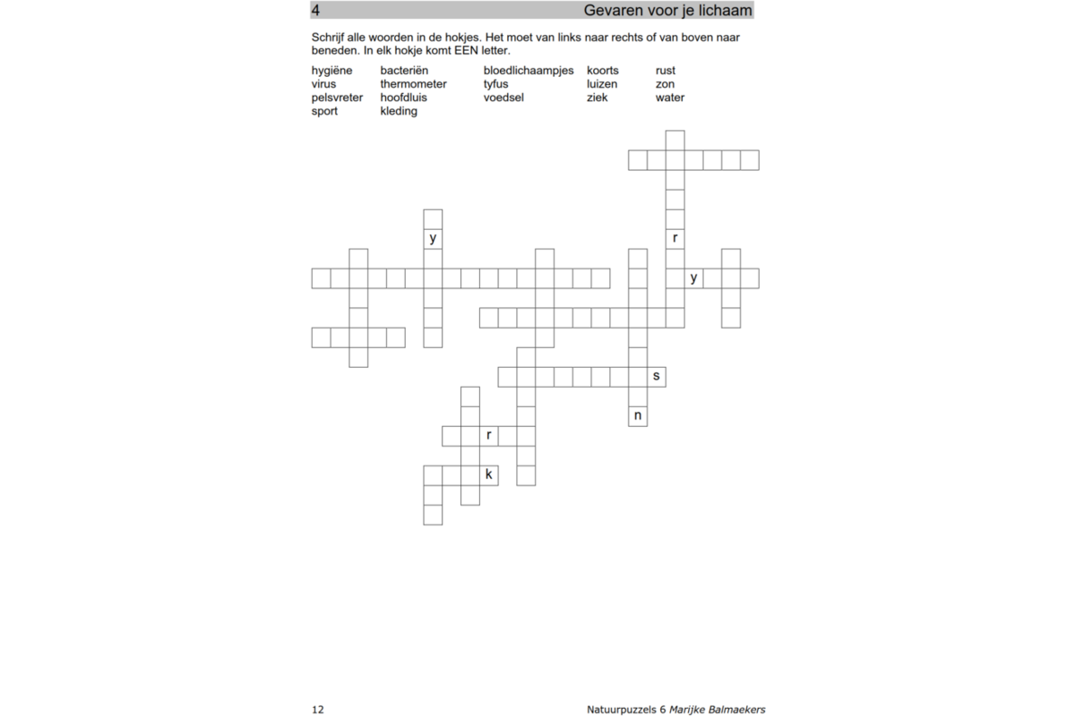 Natuurpuzzels groep 6 (5 stuks)