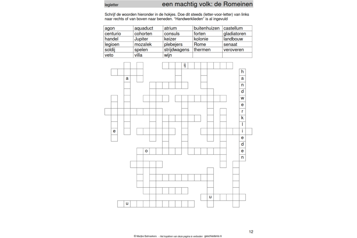 Geschiedenispuzzels groep 6 deel 1 (5 stuks)