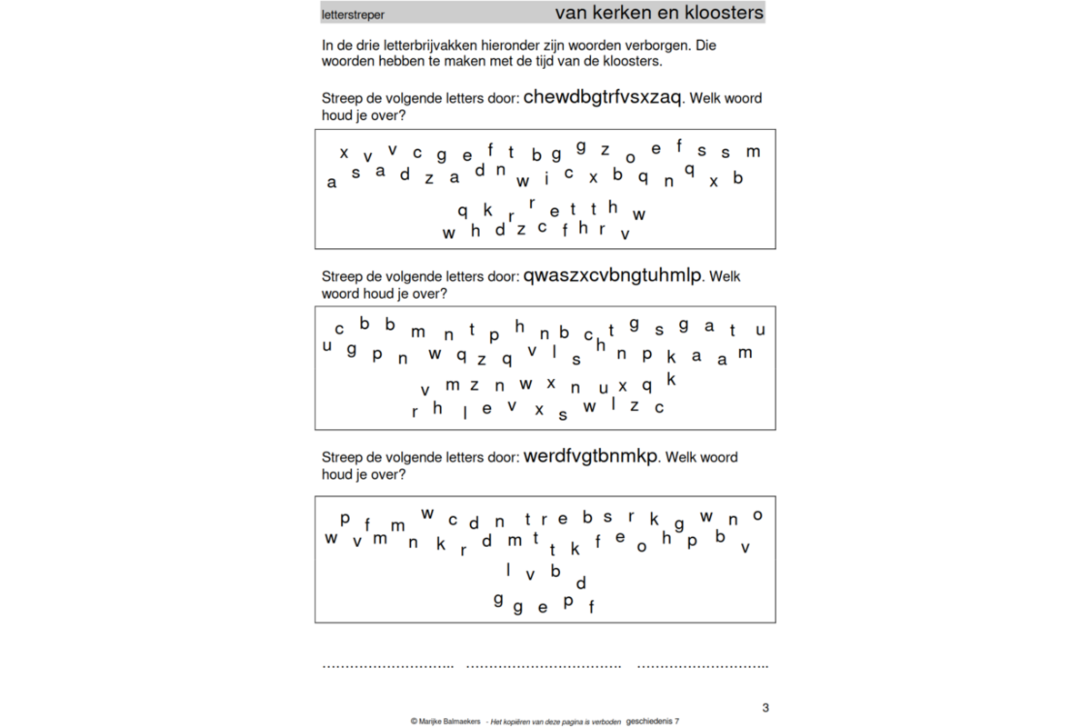 Geschiedenispuzzels groep 7 deel 2 (5 stuks)