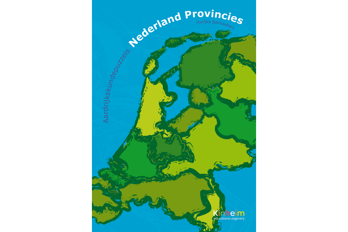Aardrijkskundepuzzels groep 6 Nederland provincies (5 stuks)