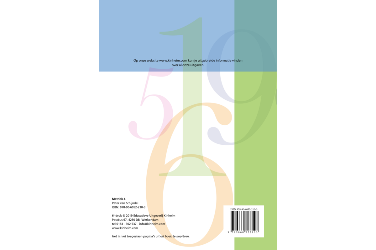 Blokboek Metriek groep 4 (5 stuks)