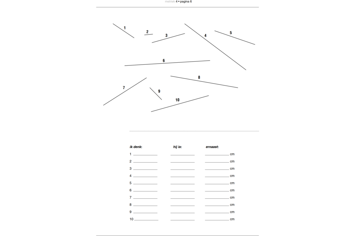 Blokboek Metriek groep 4 (5 stuks)