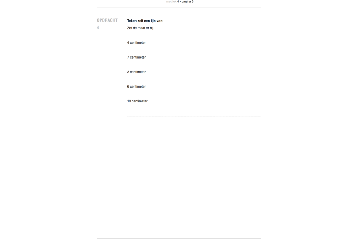 Blokboek Metriek groep 4 (5 stuks)