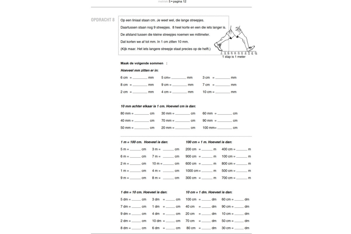 Blokboek Metriek groep 5 (5 stuks)