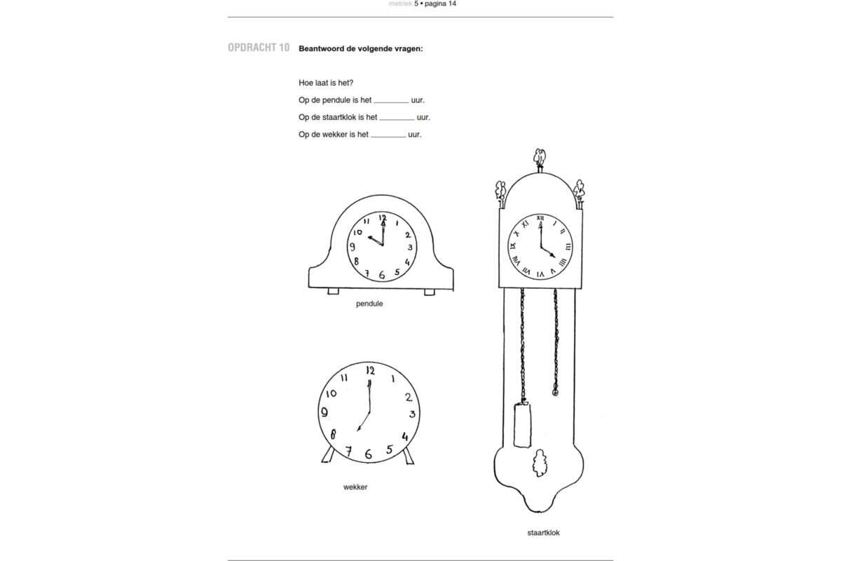 Blokboek Metriek groep 5 (5 stuks)