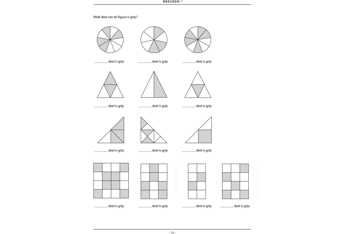Breuken groep 7 (5 stuks)