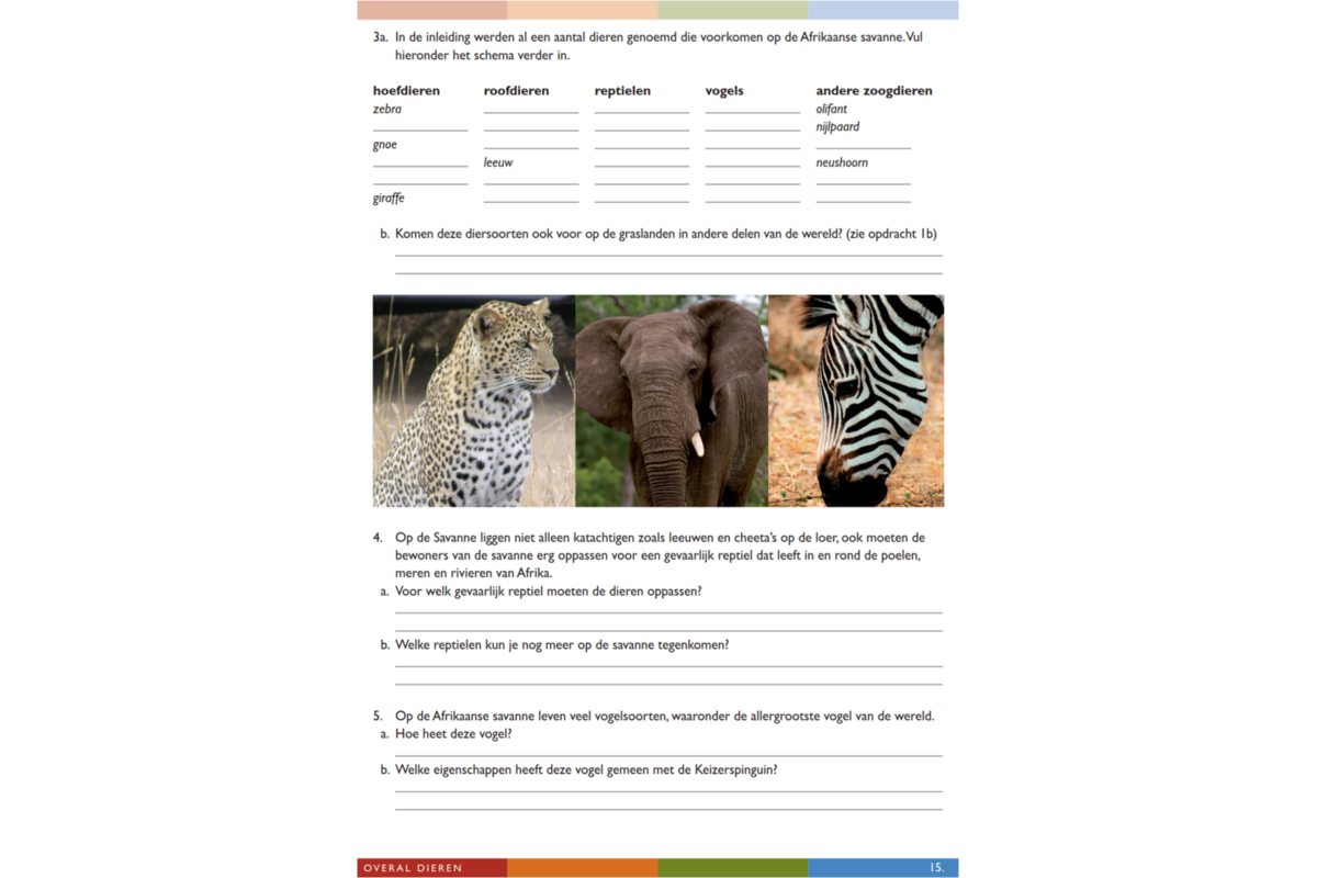 Overal dieren werkgids (5 stuks)