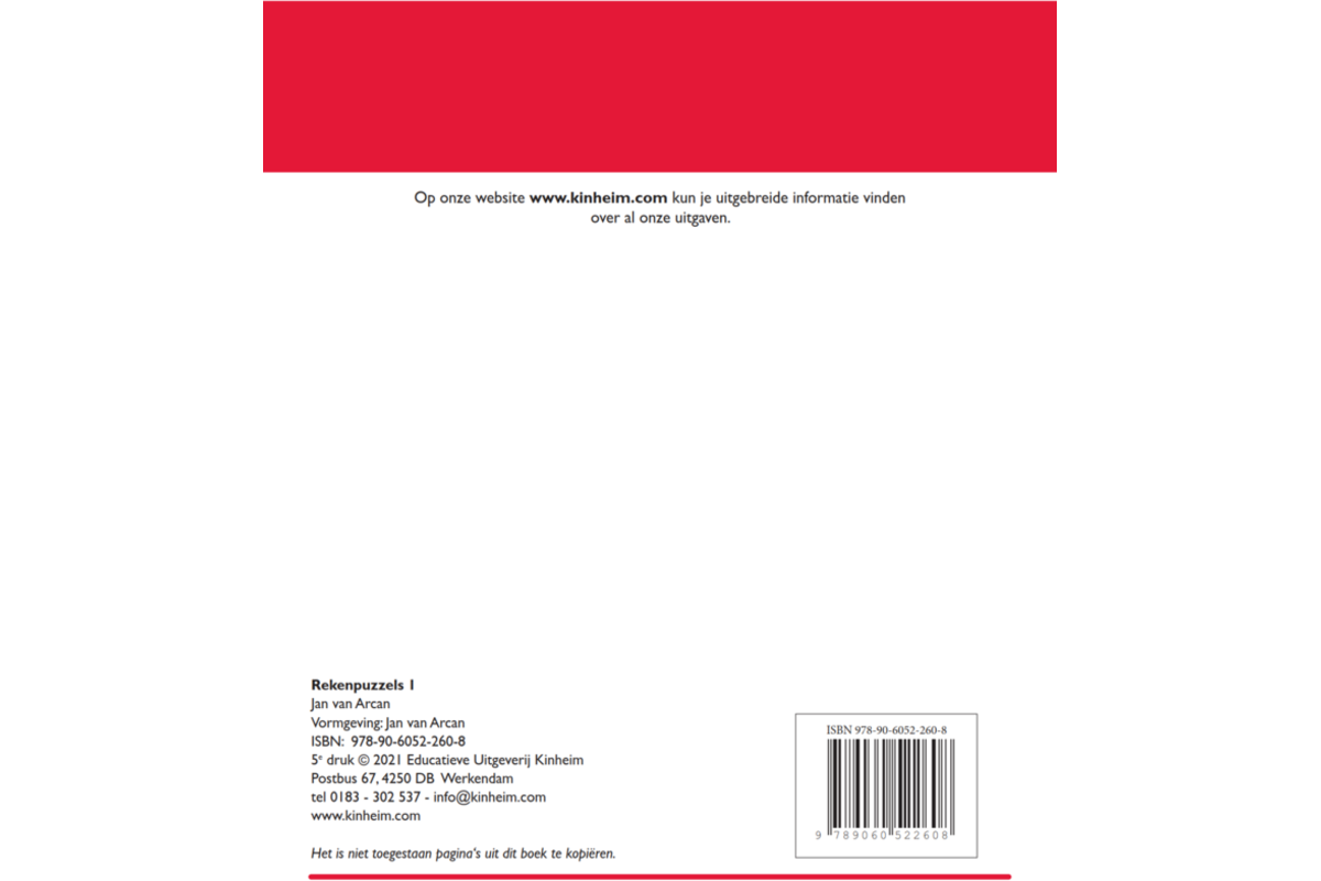 Rekenpuzzels 1 (5 stuks)