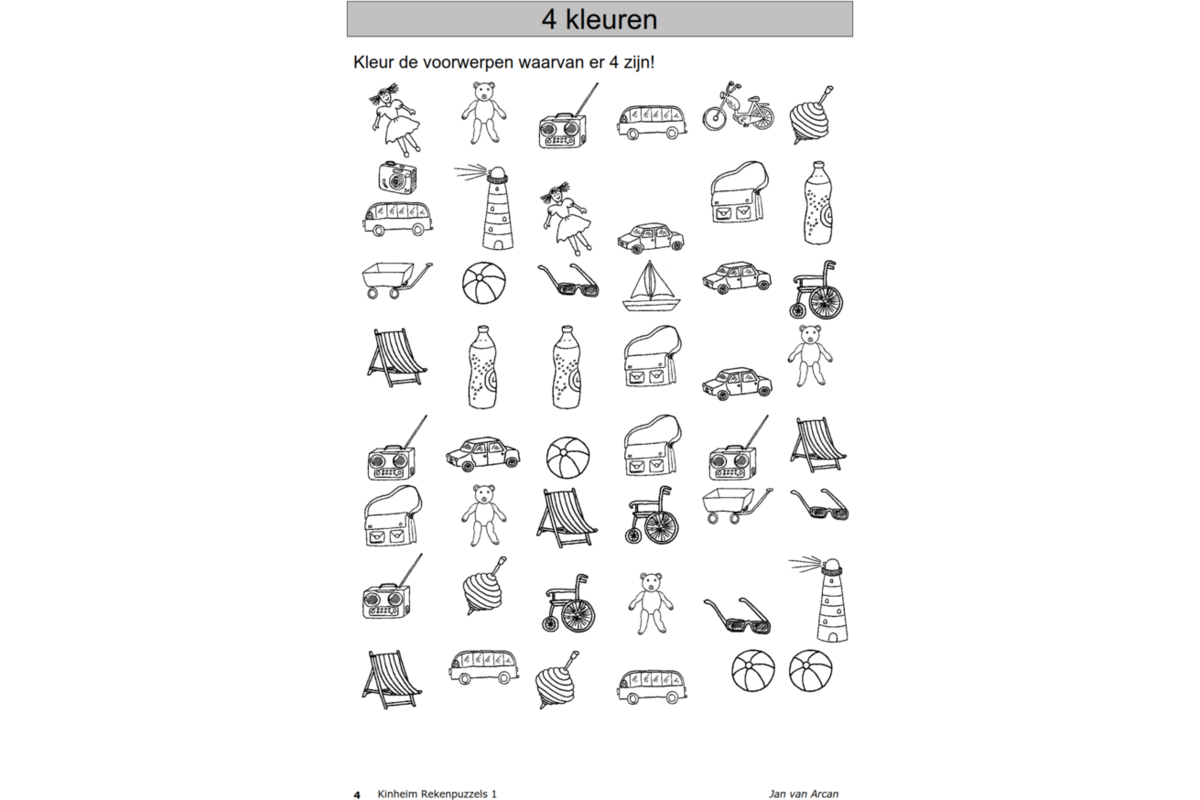 Rekenpuzzels 1 (5 stuks)