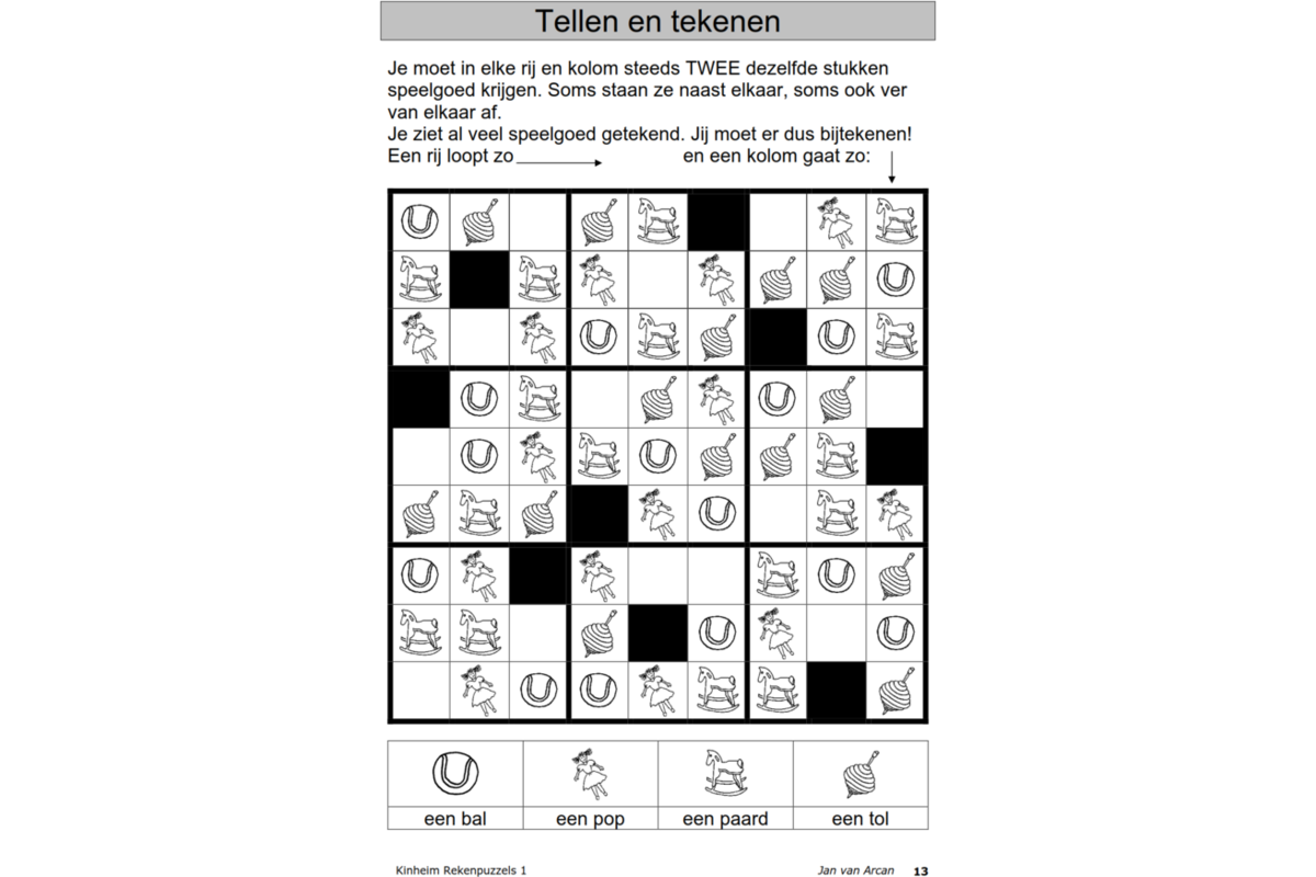 Rekenpuzzels 1 (5 stuks)