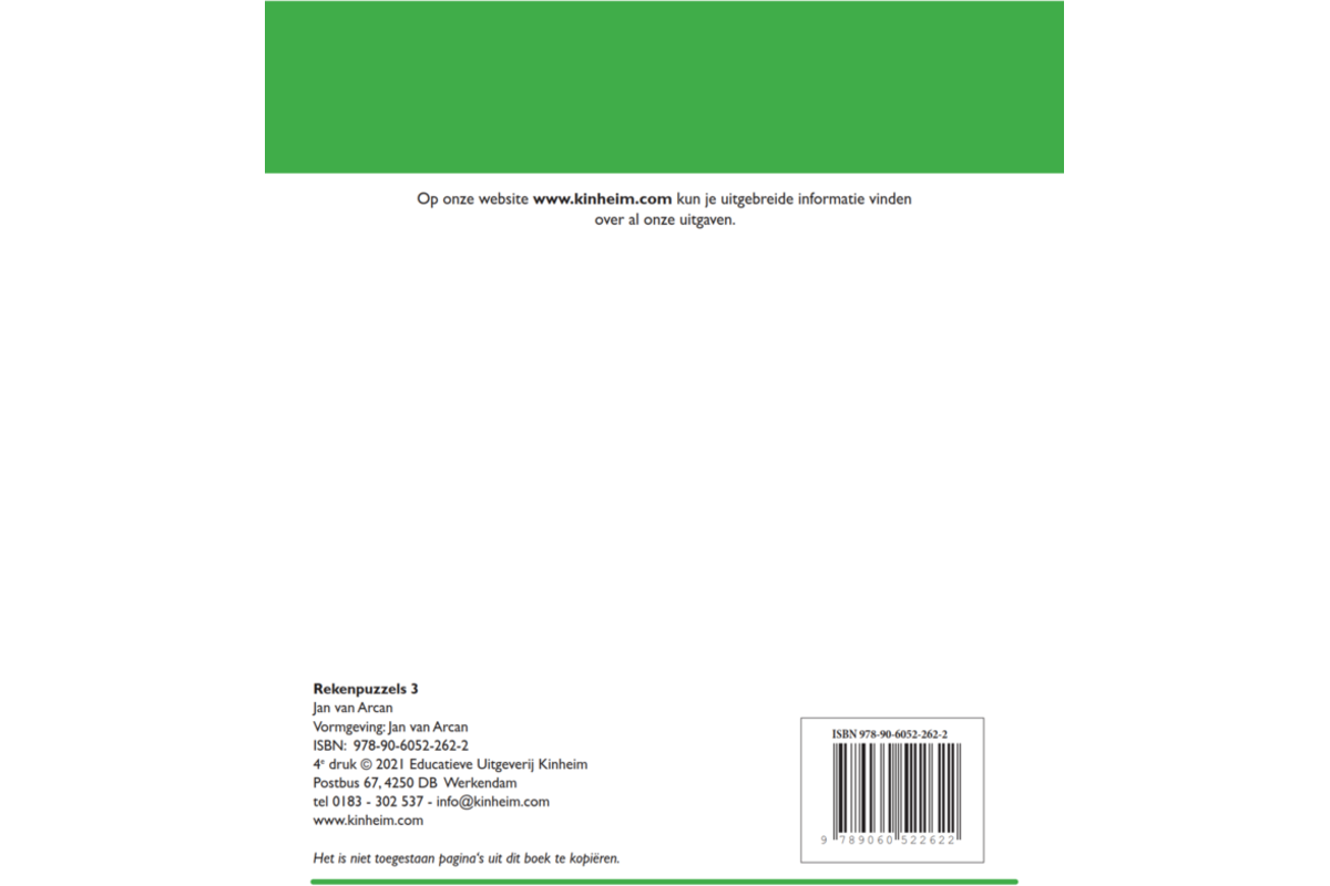 Rekenpuzzels 3 (5 stuks)