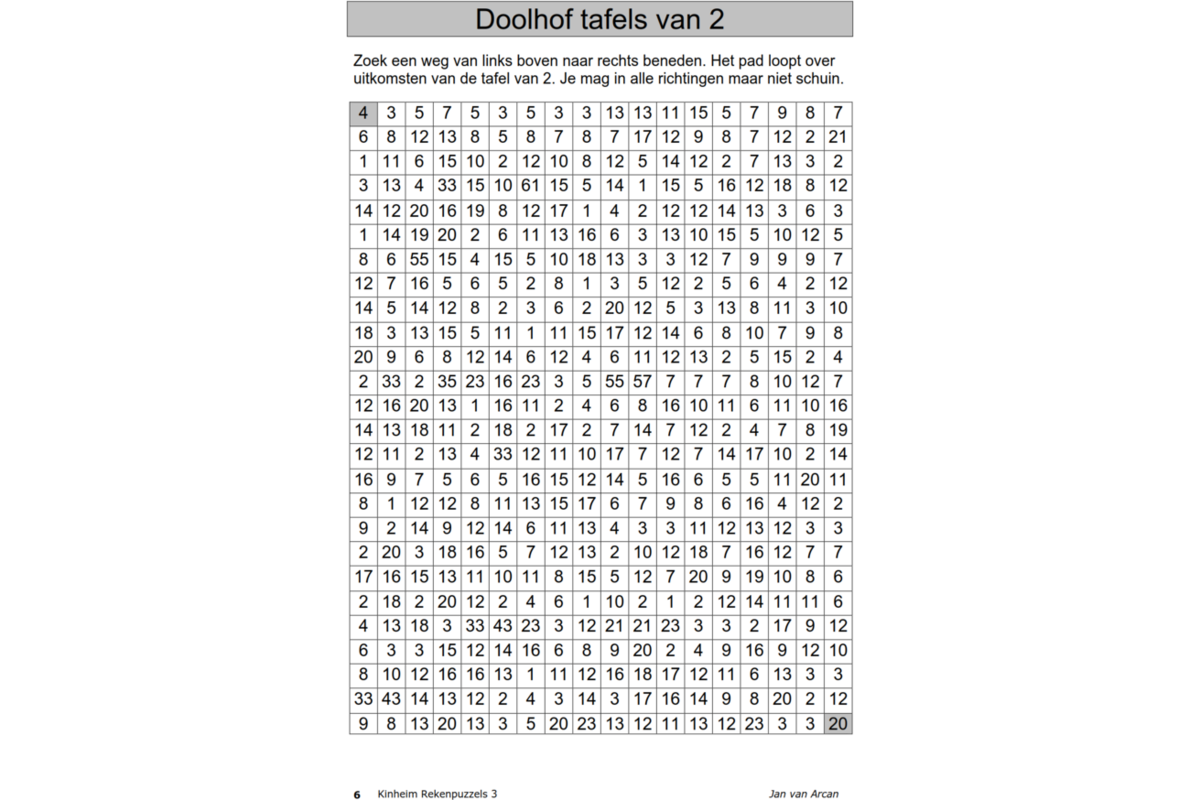 Rekenpuzzels 3 (5 stuks)