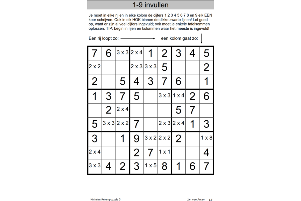 Rekenpuzzels 3 (5 stuks)
