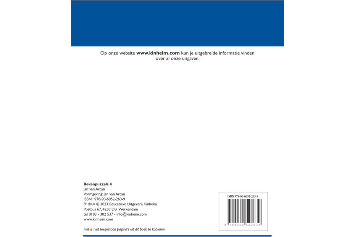Rekenpuzzels 4 (5 stuks)