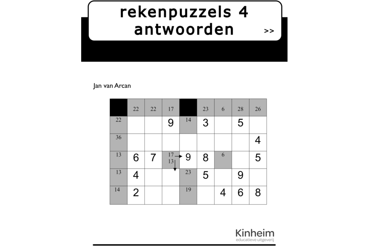 Rekenpuzzels 4 antwoorden