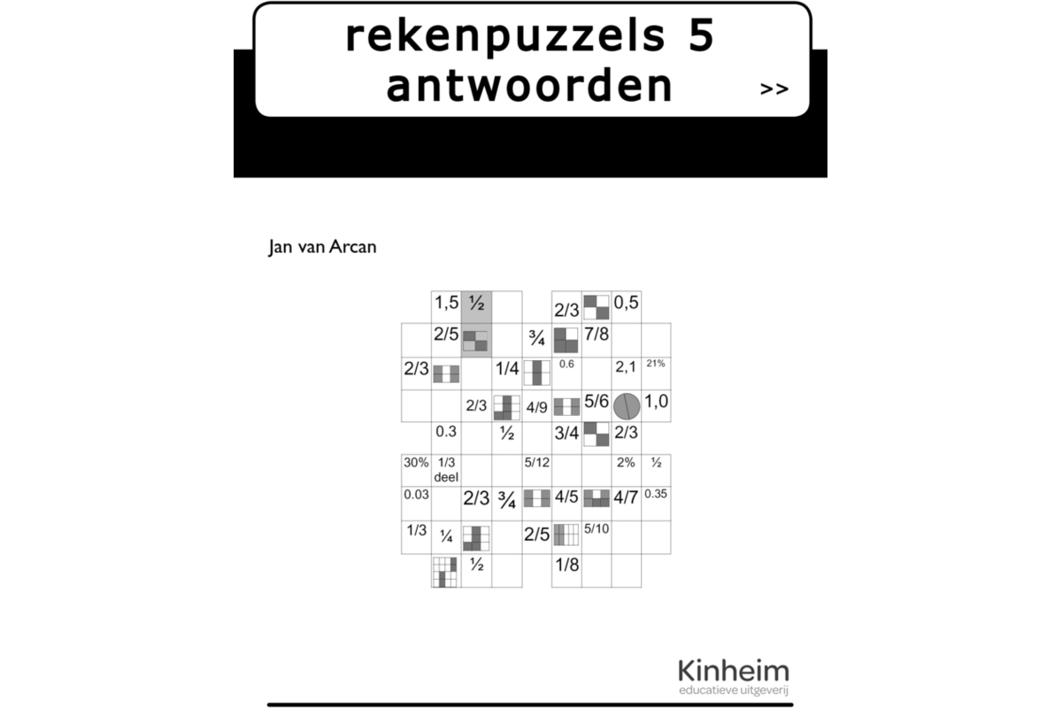 Rekenpuzzels 5 antwoorden