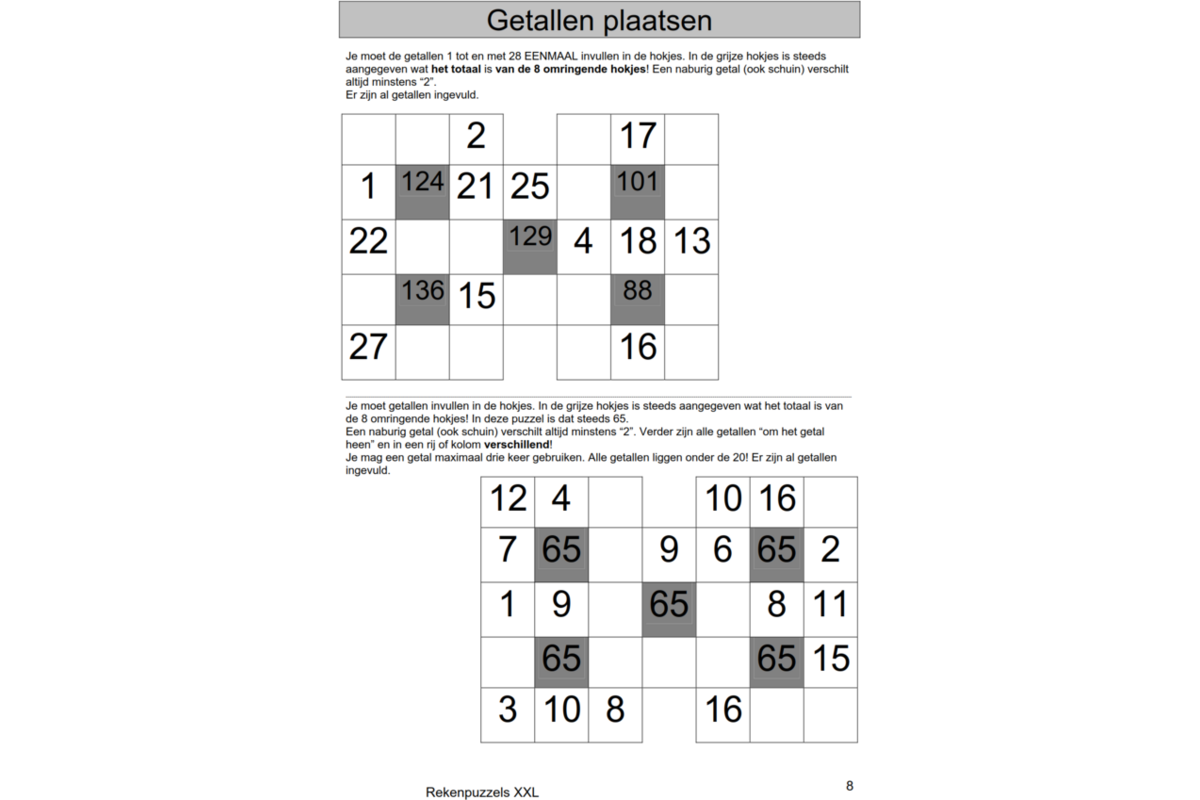 Rekenpuzzels XXL