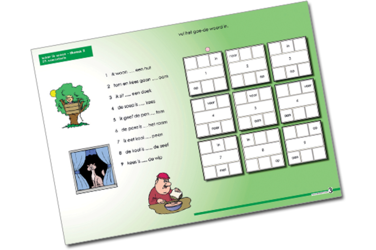 Taalkaarten groep 3 (set van 120 kaarten)